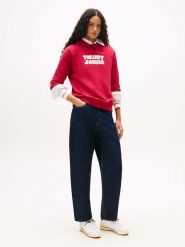 TOMMY JEANS Bluza w kolorze czerwonym rozmiar: XXL. Czerwone bluzy Tommy Jeans, xxl, bez wzorów, z bawełny, z kapturem. Za 297.26 zł.