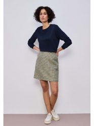 Street One Spódnica w kolorze żółto-błękitno-beżowym rozmiar: 36. Brązowe spódnice Street One, na co dzień, bez wzorów, street, mini, proste. Za 137.42 zł.