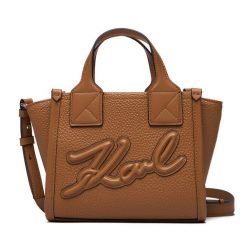 Torebka KARL LAGERFELD. Brązowe torebki klasyczne KARL LAGERFELD, bez wzorów, bez dodatków. Za 619.99 zł.
