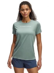 Under Armour Koszulka sportowa w kolorze szarym rozmiar: S. Szare koszulki sportowe Under Armour, bez wzorów, z materiału, bez ramiączek, outdoorowe. Za 88.02 zł.
