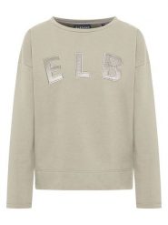 ELBSAND Bluza "Aleah" w kolorze oliwkowym rozmiar: M. Zielone bluzy ELBSAND, m, bez wzorów, z bawełny, bez kaptura. Za 170.07 zł.