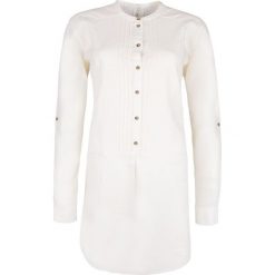 Tunika Pepe Jeans Gina Cream. Tuniki Pepe Jeans, na lato, bez wzorów, z jeansu, bez kołnierzyka, bez ramiączek. Za 99.00 zł.