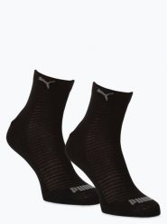 Puma skarpety do obuwia sportowego pakowane po 2 szt. Kobiety Bawełna czarny, 39-42. Czarne skarpety Puma, bez wzorów, z bawełny. Za 44.95 zł.