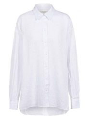 Herrlicher Koszula w kolorze białym rozmiar: XL. Białe koszule Herrlicher, xl, bez wzorów, ze lnu, bez kołnierzyka, bez ramiączek. Za 126.99 zł.