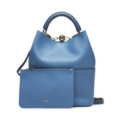 Torebka Furla. Niebieskie torebki klasyczne Furla, bez wzorów, bez dodatków. Za 1,929.00 zł.