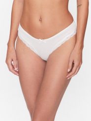 Hunkemöller Figi brazylijskie Lola 192194 Biały. Białe figi Hunkemöller, m, bez wzorów, z syntetyku. Za 39.99 zł.