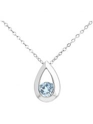 Revoni Złoty naszyjnik z zawieszką - dł. 45 cm rozmiar: onesize. Szare naszyjniki Revoni, z topazem, złote. Za 782.99 zł.