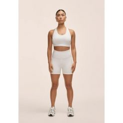 Legginsy Kolarki Damskie Casall Wysoki Stan. Białe legginsy Casall, bez wzorów, z podwyższonym stanem. Za 369.99 zł.