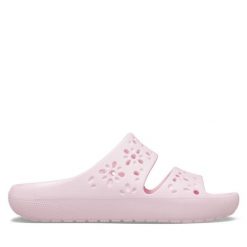 Klapki Crocs. Czerwone klapki Crocs, bez wzorów, bez obcasa. Za 139.99 zł.