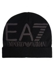 EA7 Emporio Armani Czapka 7X000006 AF11994 MC028 Czarny. Czarne czapki EA7 Emporio Armani, bez wzorów. Za 149.99 zł.