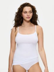 Triumph Top Sense Of Modal 10224795 Biały Slim Fit. Białe topy Triumph, m, bez wzorów, z syntetyku, bez kołnierzyka, bez ramiączek. Za 59.99 zł.