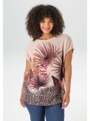 Aniston Bluzka w kolorze beżowym rozmiar: 46. Brązowe bluzki Aniston, bez wzorów, bez kołnierzyka, bez ramiączek. Za 56.99 zł.