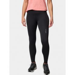 Legginsy Damskie Columbia Summit Valley. Czarne legginsy sportowe Columbia, bez wzorów, z materiału, do biegania. Za 299.00 zł.