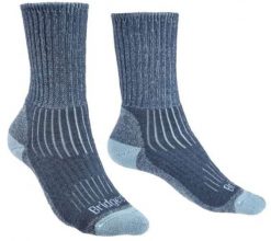 BRIDGEDALE Skarpety damskie HIKE MID MERINO C-L ( 41-43)-Niebieski. Niebieskie skarpety Bridgedale, bez wzorów, z elastanu. Za 75.50 zł.