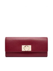 Furla Duży Portfel Damski 1927 PCV0ACO ARE000 CG Q00 Czerwony. Czerwone portfele Furla, bez wzorów, ze skóry. Za 889.99 zł.