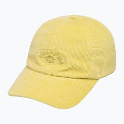 Czapka z daszkiem damska Billabong Essential Cord. Żółte czapki Billabong, bez wzorów. Za 109.99 zł.