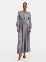 Marella Sukienka koktajlowa Mallo 2613621031 Szary Regular Fit. Szare sukienki Marella, m, bez wzorów, z wiskozy, wizytowe, bez kołnierzyka, bez ramiączek. Za 1,329.00 zł.