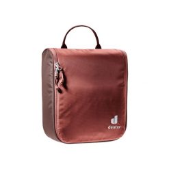 Kosmetyczka Deuter Wash Center II - caspia/raisin. Czerwone kufry i kosmetyczki Deuter, bez wzorów, bez dodatków. Za 177.99 zł.