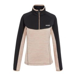 Damska Bluza Szybkoschnąca Z Suwakiem Hepley. Brązowe bluzy Regatta, na zimę, bez wzorów, bez kaptura. Za 58.99 zł.