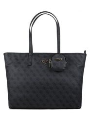 Guess Torebka w kolorze czarnym - 39 x 31 x 15 cm rozmiar: onesize. Czarne torby na ramię Guess, z aplikacjami, z materiału, na ramię, bez dodatków. Za 469.99 zł.