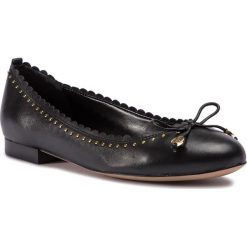 Baleriny LAUREN RALPH LAUREN - Glennie 802729666001 Black. Czarne baleriny Lauren Ralph Lauren, bez wzorów, z materiału, bez obcasa. W wyprzedaży za 299.00 zł.