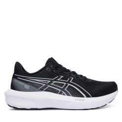 Buty do biegania Asics. Czarne obuwie sportowe Asics, bez zapięcia, do biegania. Za 569.99 zł.