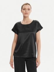 JOOP! Bluzka 30044802 Czarny Regular Fit. Czarne bluzki Joop!, bez wzorów, z wiskozy, bez kołnierzyka, bez ramiączek. Za 279.99 zł.