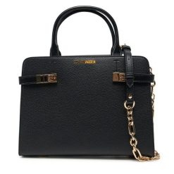 Torebka Steve Madden. Czarne torebki klasyczne Steve Madden, bez wzorów, bez dodatków. Za 359.99 zł.