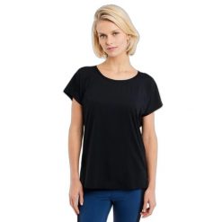 Koszulka damska Protest Prtloquat. Czarne bluzki Protest, bez wzorów, sportowe, bez kołnierzyka, bez ramiączek. Za 237.00 zł.