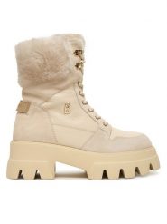 Bogner Botki Sapporo 3 22542913 Biały. Białe botki Bogner, bez wzorów, ze skóry, bez obcasa, na płaskiej podeszwie, bez zapięcia. Za 1,889.00 zł.