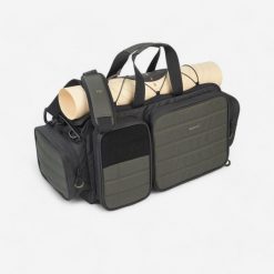 Torba transportowa Solognac 500 dla strzelców sportowych. Czarne torby na ramię SOLOGNAC, bez wzorów, z materiału, sportowe, na ramię, bez dodatków. Za 299.99 zł.