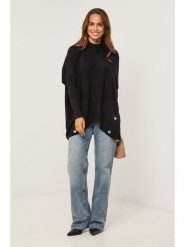 Soft Cashmere Sweter w kolorze czarnym rozmiar: 34/36. Czarne swetry Soft Cashmere, bez wzorów, bez ramiączek. Za 132.98 zł.