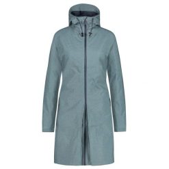 Seq 10k Rain Jacket Women Steel Blue. Niebieskie kurtki sportowe AGU, bez wzorów, bez kaptura, rowerowe. Za 729.00 zł.