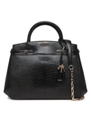 Guess Torebka w kolorze czarnym - 29 x 24 x 11 cm rozmiar: onesize. Czarne torby na ramię Guess, z aplikacjami, z materiału, przez ramię, bez dodatków. Za 434.99 zł.