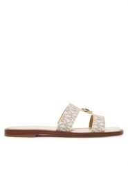 MICHAEL Michael Kors Klapki Ering Flat 40S6ERFS2B Écru. Klapki MICHAEL Michael Kors, bez wzorów, ze skóry, bez obcasa. Za 529.99 zł.