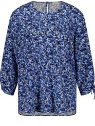 Gerry Weber Bluzka w kolorze niebieskim rozmiar: 46. Niebieskie bluzki Gerry Weber, bez wzorów, z wiskozy, bez kołnierzyka, bez ramiączek. Za 110.04 zł.