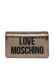 LOVE MOSCHINO Torebka JC4104PP1OLK0901 Złoty. Żółte torebki klasyczne Love Moschino, bez wzorów, ze skóry, bez dodatków. Za 679.99 zł.