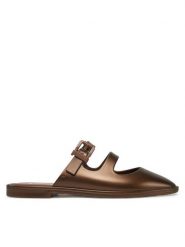 Melissa Klapki Melissa Anastasia Ad 36122 Brązowy. Brązowe klapki Melissa, bez wzorów, z tworzywa sztucznego, bez obcasa. Za 219.99 zł.