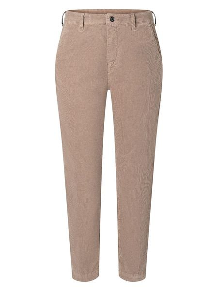 MAC Spodnie chino w kolorze jasnobrązowym rozmiar: 38. Brązowe spodnie materiałowe MAC, z aplikacjami. Za 217.99 zł.