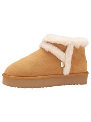 Kangaroos Botki "K-UW Platform" w kolorze jasnobrązowym rozmiar: 42. Brązowe botki KangaROOS, bez wzorów, bez obcasa, na platformie, bez zapięcia. Za 126.99 zł.