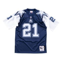 Koszulka Nfl Dallas Cowboys Deion Sanders. Niebieskie bluzki Mitchell & Ness, bez wzorów, eleganckie, bez kołnierzyka, bez ramiączek. Za 1,169.00 zł.