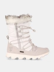 Kilpi Botki zimowe "Frozen" w kolorze biało-beżowym rozmiar: 36. Białe botki Kilpi, na zimę, bez wzorów, z materiału, bez obcasa, bez zapięcia. Za 304.99 zł.