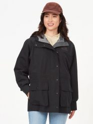 Marmot Parka "All Weather" w kolorze czarnym rozmiar: L. Czarne parki Marmot, l, bez kaptura. Za 479.95 zł.