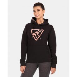 Damska bawełniana bluza Kilpi FJELA-W. Czarne bluzy Kilpi, l, bez wzorów, z bawełny, bez kaptura. Za 292.95 zł.