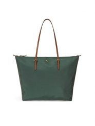 LAUREN RALPH LAUREN Torebka 431950007017 Zielony. Zielone shopper Lauren Ralph Lauren, bez wzorów, z materiału, bez dodatków. Za 799.99 zł.
