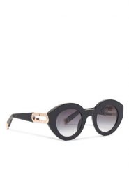 Furla Okulary przeciwsłoneczne WD00157 A.0116 CN O6000 Czarny. Czarne okulary przeciwsłoneczne Furla, bez wzorów, z tworzywa sztucznego. Za 1,059.00 zł.