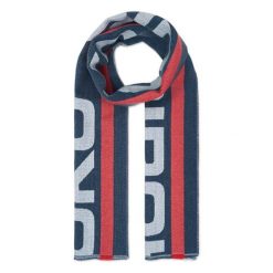 Zimowy szalik retro Siroko Bandai Blue. Niebieskie szaliki SIROKO, na zimę, bez wzorów, z tkaniny, retro. Za 63.00 zł.