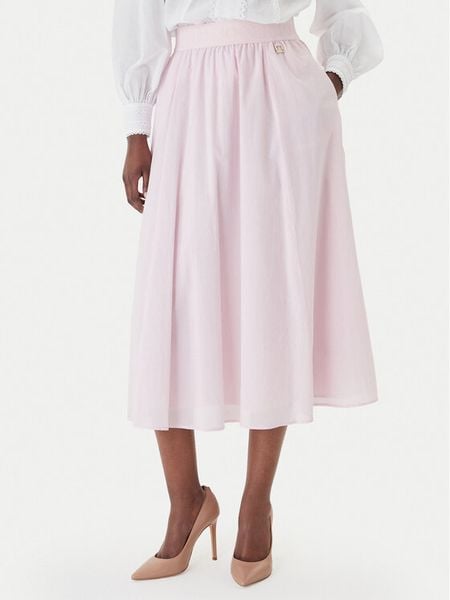 JOOP! Spódnica midi Sedef 30102096 Różowy Regular Fit. Czerwone spódnice Joop!, bez wzorów, z bawełny, midi. Za 469.99 zł.