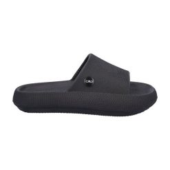 Klapki damskie CMP RUBY. Czarne klapki CMP, bez wzorów, bez obcasa. Za 84.00 zł.