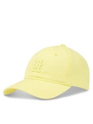 Tommy Hilfiger Czapka z daszkiem Beach Summer Soft Cap AW0AW16170 Żółty. Żółte czapki TOMMY HILFIGER, bez wzorów, z materiału. Za 109.99 zł.